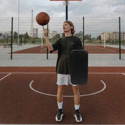 LIOOBO Basketball Mat with Stand Adult Sports Blocker Pad Mat Football Blocking Pads Kick Shield Boxing Hockey Multi-Function Blocking Pad Material Pearl Cotton Child Soft