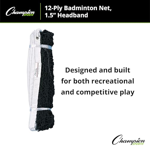 Champion Sports12-Ply Badminton Net - color: Multi, size: 12-Ply Badminton Net