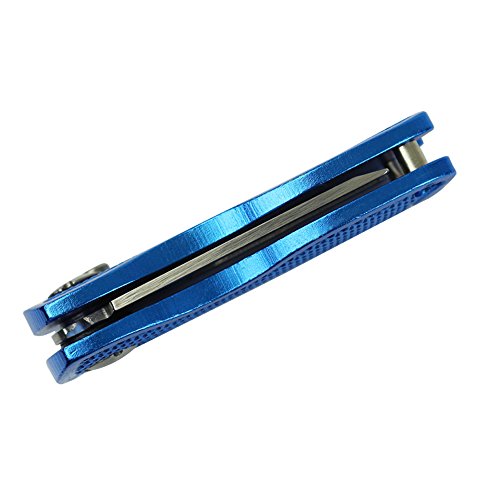 Foldable Golf Divot Repair Tool with Golf Ball Marker - color: Blue