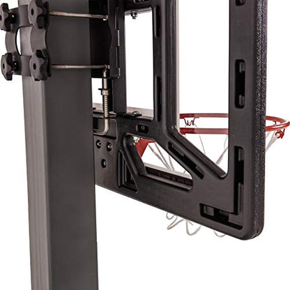 Silverback Junior Youth 33" Basketball Hoop with Lock ‘n Rock Mounting Technology Mounts to Round and Vertical Poles, Black (B8410W)