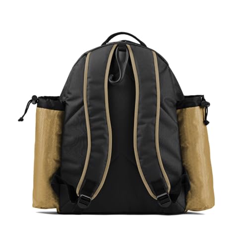 Boombah Tyro Baseball/Softball Bat Backpack - 20" x 15" x 10" - Holds 2 Bats up to Barrel Size of 2-5/8" - color: Black/Vegas Gold