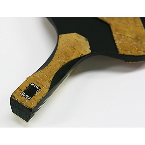 Champion XIOM M8.0P Ping Pong Racket Table Tennis Penholder Type for Professional + Key Ring