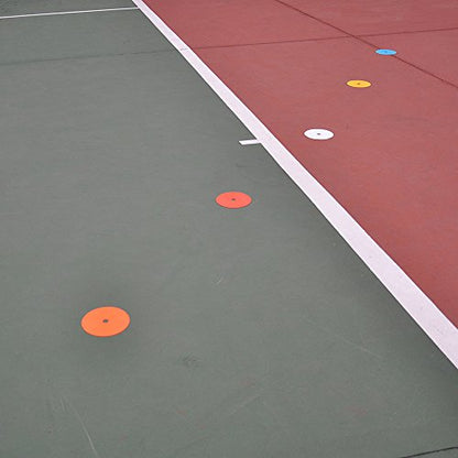 Flat Cones Spot Markers Soccer Basketball Sports Speed Agility Training - color: Blue