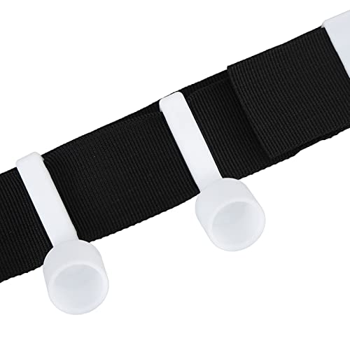 Flag Football Set, Adjustable Flag Football Belts for Kids Youth and Adults Training, 5pcs - color: Blue