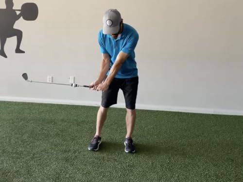 XactSwing Golf Swing Trainer with Double Slide Technology, All-in-One Design for Men, Women, Youth, and Teen Golfers to Enhance Timing, Club Control, and Swing Mechanics