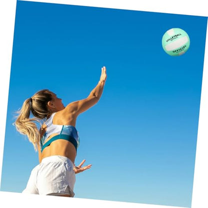 Ciieeo Soft Volleyball 2pcs Size 5 Adult Training Volleyball Indoor Outdoor Sports Practice Ball for Beach and Gym Use