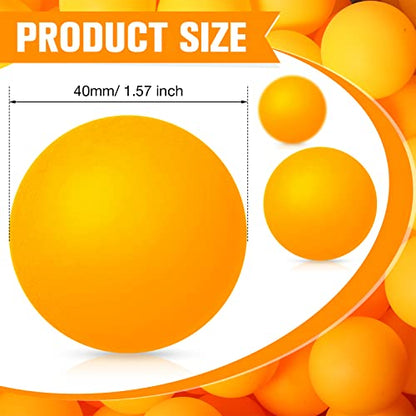 Yunsailing 300 Pcs Plastic Balls Bulk Washable Training Table Tennis Balls 40 mm for Table Tennis Games Pool Games Sports Carnival Party Decorations Indoor Outdoor, Yellow