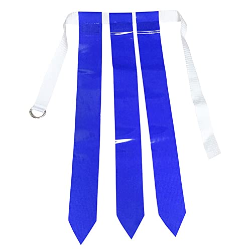 Hotfiary Flag Football Belts for Youth Rugby Flag Training Tag Waist Strap Belt Adjustable Football Match Training Belt - color: Blue
