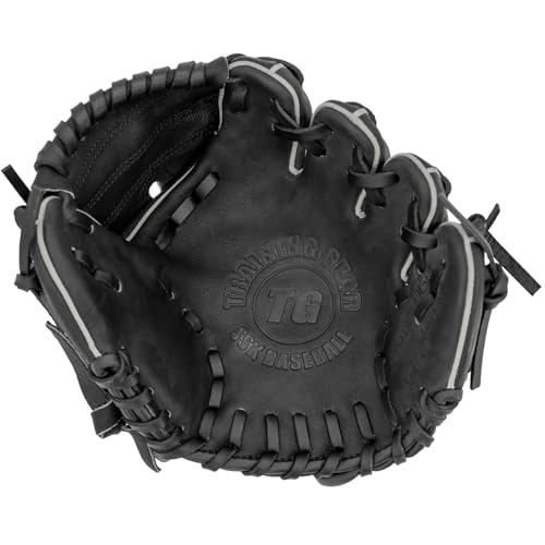SSK Z5 Training Gear Quick Hands Infield Baseball Training Gloves 8.5” – 9” – 9.5” – 10” – 10.5” Right & Left Hand Throw - color: Black-850 Closed Web, size: 8.5" - Right Hand Throw