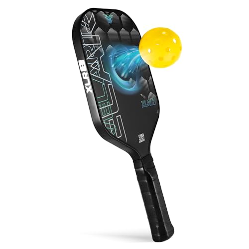 Professional Pickleball Paddles – Best Pickleball Paddle - Pickleball Paddles Carbon Fiber T700 - USAPA Approved - 16mm Paddle Racket for Enhanced Control - Paddle Rackets for Adults - color: Black