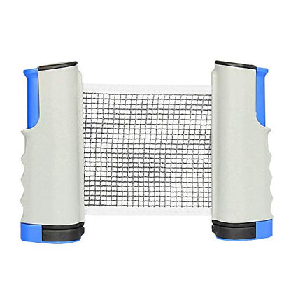 Portable Retractable Table Tennis Ping Pong Table Net Kit Replacement Set Grey