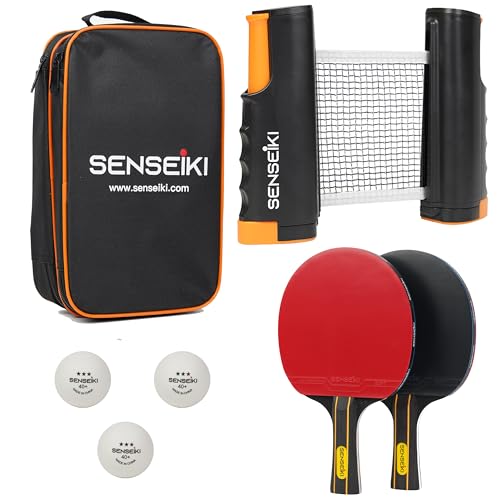 Ping Pong Paddles - High-Performance Set with Premium Table Tennis Rackets, 3-Star Ping Pong Balls, Compact Storage Case | Table Tennis Set
