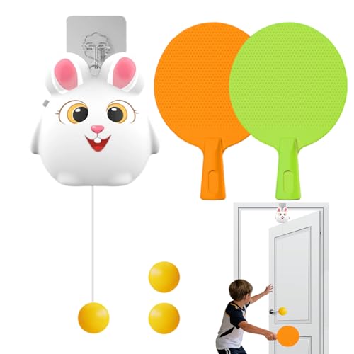 Adjustable Door Trainer - Portable Table Tennis, Interactive Accessory with Flexible Height, Sport Practice with Rebound Design, Indoor Recreation Outdoor Safe, Home Training for Yard Wall