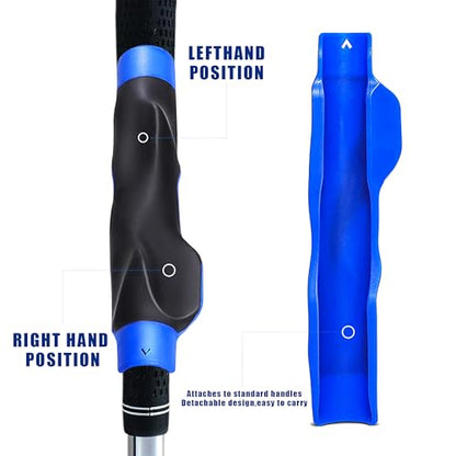 Golf Grip Trainer Right Handed Golf Club Grip Training Aid for Beginners & Pros, Grip Strength Trainer, Golf Swing Trainer Practice Grip Corrector