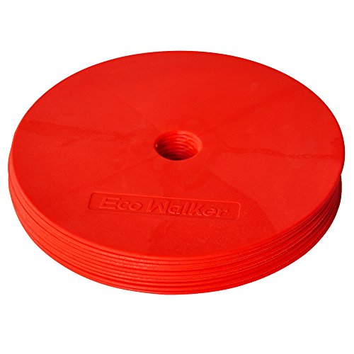 Flat Cones Spot Markers Soccer Basketball Sports Speed Agility Training - color: Green