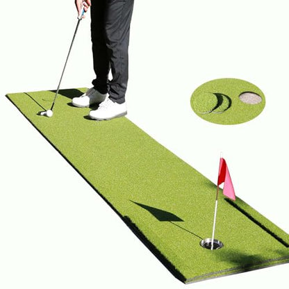 Putting Green Outdoor for Golf Practice Putting Matt for Indoors - style: 2'X9'