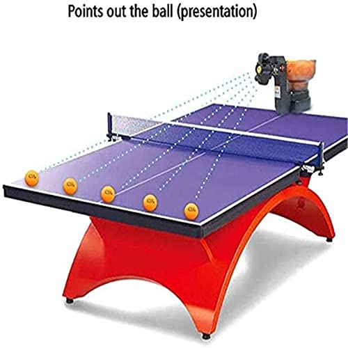 Table Tennis Robot Ping Pong Ball Machine Serves,with 36 Different Spin Balls, 40mm Regulation Ping Pong Balls Automatic Table Tennis Machine