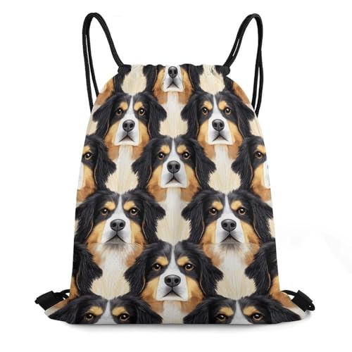 Beam Backpack Drawstring Sack Large Capacity for Soccer Basketball Sports Workout Equipment Travel, Rottweilers And Thistles Bags - color: Picture (1008)