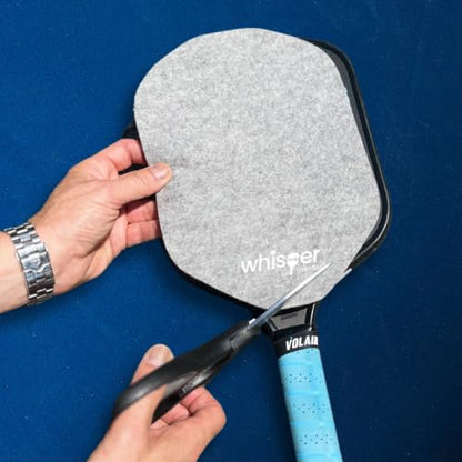 Acoustic Pad (2-Pack) – Removable Pickleball Noise Dampener | Quiet Play Solution | Adds Spin & Control | Fits Any Paddle | USA Pickleball Quiet Approved