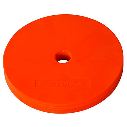 Flat Cones Spot Markers Soccer Basketball Sports Speed Agility Training - color: Red