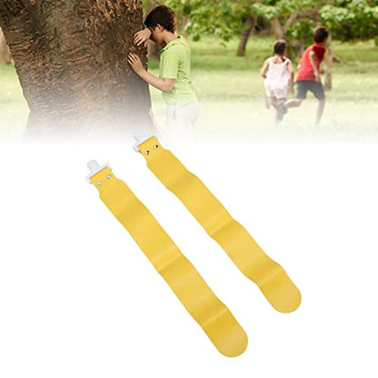 5 Piece Adjustable Football Flag Belt Set with Removable Flags Durable PP Material Youth Adult Training Gear for Football Games and Drills (Yellow)