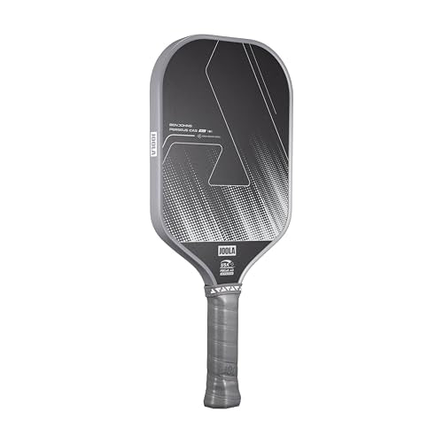 JOOLA Ben Johns CAS 16mm Carbon Fiber Pickleball Paddle - CAS Surface Tech - Control & Power Paddle - USAP Approved - Aero Curve - Feel-Tec Pure Grip - NFC Chip - color: Shadow Gray, size: Perseus