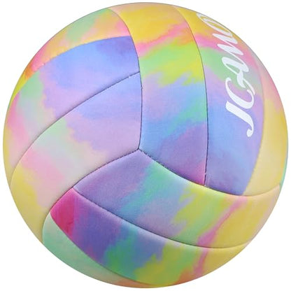 Volleyball Size 5 - Premium PU Leather, Ultra-Durable Soft to The Touch for Youth, Adults, Ideal for Indoor, Outdoor, Beach Sports Training