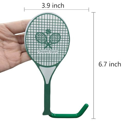 Hang-Tough Fence Hooks for Pickleball,Baseball, Softball, Tennis & Camping Green Colour Pack of 2