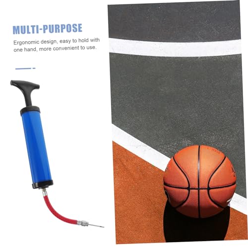 1set Portable Basketball Pump Inflator Kit Needles Hand Pump Extension Hose and Nozzle for Basketball Soccer and Volleyball and Easy to Use