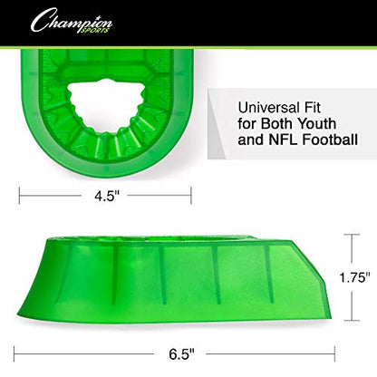Champion Sports Football Kicking Tee – Heavy-Duty Kickoff Tee in Multiple Styles & Sizes - style: Triplex 3-in-1 Kicking Tee (1 Inch)
