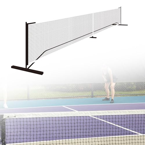 Generic Portable Pickleball Net Set Heavy Duty Professional Training Equipment Fast Assembly Iron Polyester Suitable for Home