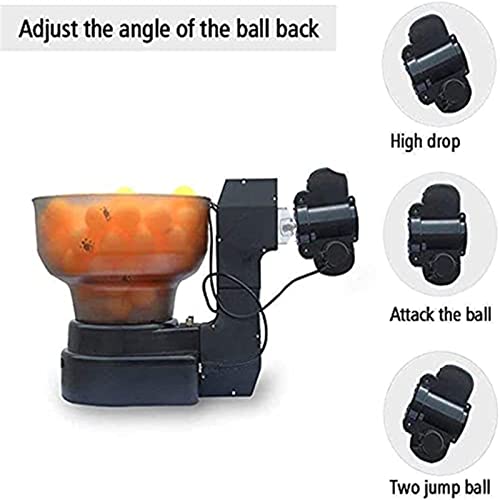 Table Tennis Robot Ping Pong Ball Machine Serves,with 36 Different Spin Balls, 40mm Regulation Ping Pong Balls Automatic Table Tennis Machine