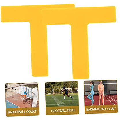 Toddmomy Shaped Landmark Pads for Sports Training Durable Marking Pads for Basketball Soccer Training Obstacles