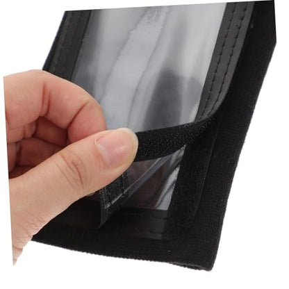 Football Tactical Wristband Quarterback Play Wrist Sweatband Soft Fabric Arm Band for Training and Game Use, Medium Black, Sports Accessory for Boys and Men