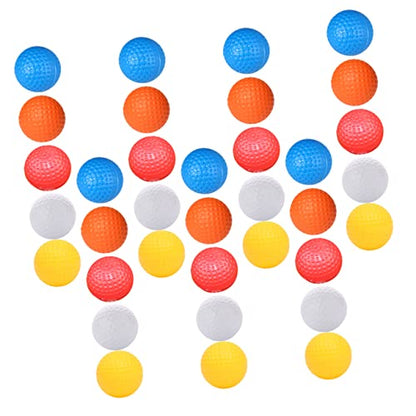 YARNOW 35pcs Indoor Golf Practice Lightweight Hollow Training for Safe Use No Odor Reusable for Golf Enthusiasts and Beginners