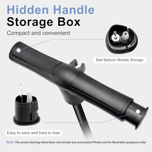 Hycline Bike Floor Pump: Bicycle Tire Pump 160 PSI with Schrader & Presta Valve - High Pressure Air Pumps for Road MTB BMX Hybrid Bikes Tires, Balls, Inflatables - color: Black with Gauge