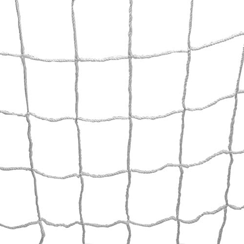Soccer Goal Net, Heavy Duty Weather-Resistant Portable Replacement 12x6 FT Soccer Net with Tie Strings for Youth Adults Backyard Park Practice Match Training Games Without Goal
