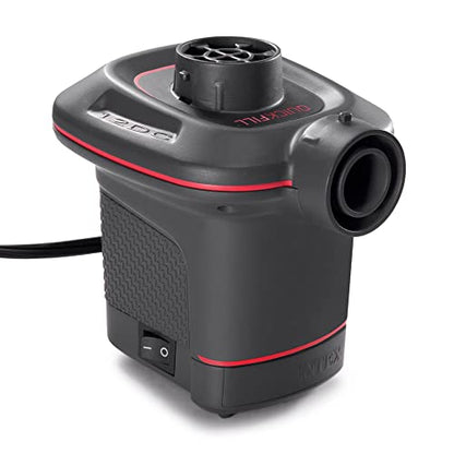 INTEX QuickFill Electric Air Pump: Inflates and Deflates Air Mattresses, Inflatable Kayaks, Boats, Toys - size: 23.0CFM, style: Car Plug - 12v Dc