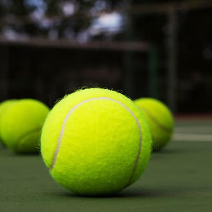 1Pc Green Tennis Elastic Low Level for Adults or Kids Beginners,Pressure Free for Self Tennis Practice,Large Volume Training Tool Outdoor Youth Junior Practice Professional Ball,Small