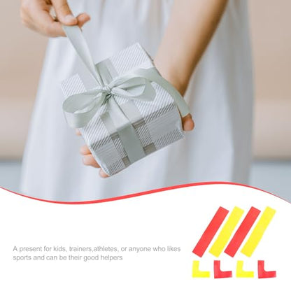 Toyvian 8pcs Sports Court Carpet Markers Set with Red and Marking Pads for Tennis and Basketball Training, Agility and Activity Walker Equipment for Outdoor and Indoor Field Marking