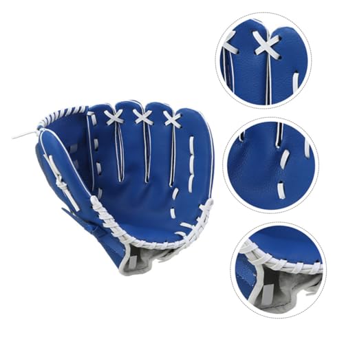 PU Baseball Glove Lightweight Infield Pitcher Training Mitt for Youth Softball Practice Protective Sports Gear