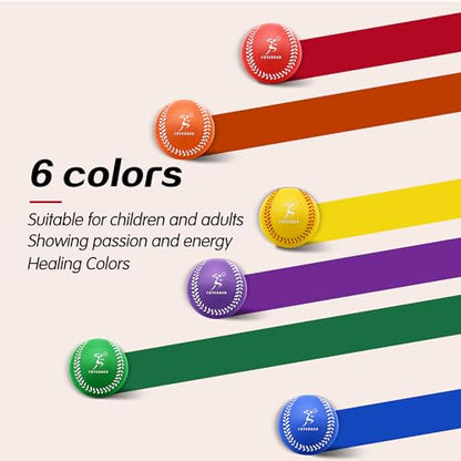 Foam Baseballs, Soft Baseballs 6 Pack and 12 Pack for Kids Beginners Training Ball, Safe Throwing for Indoor or Outdoor Play with Carrying Bag, Baseball Gifts for Boys and Girls - size: 6Pce