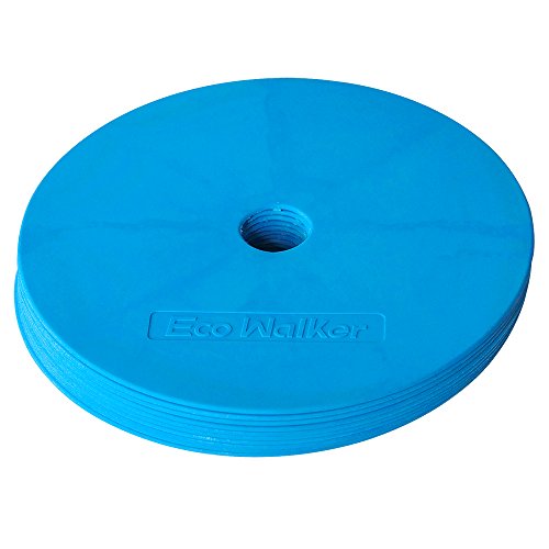 Flat Cones Spot Markers Soccer Basketball Sports Speed Agility Training - color: Pink