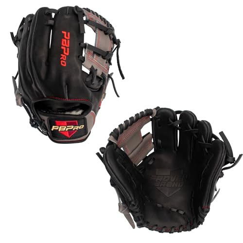 PBPRO Travel 10.5” Infield Baseball Training Glove – I Web Infield Travel Trainer for Baseball