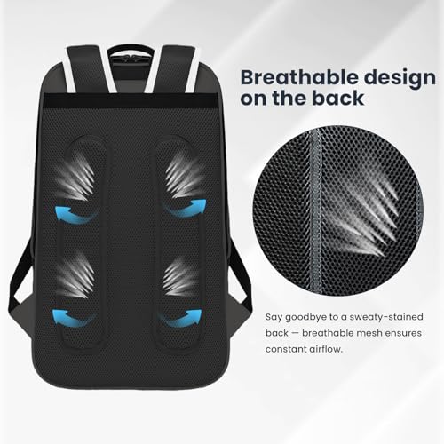 Tennis Racket Bag Pickleball Padel Backpack With Shoe Compartment, Laptop Sleeve,Fence Hook,Ball Sleeve - color: Black-White