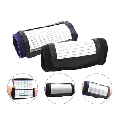 Football Wrist Coached Quarterback Play Wristbands Playbook Softball Wristbands for Football and Tackle Football