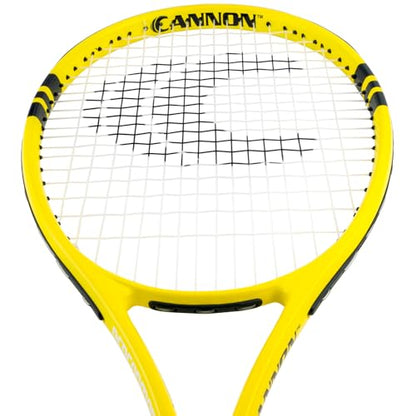 Cannon Sports 23-Inch Junior Tennis Racket – Pre-Strung 81 Square Inch Head – Lightweight Aluminum Durable Frame for Training, Competitive Matches & Recreational Play