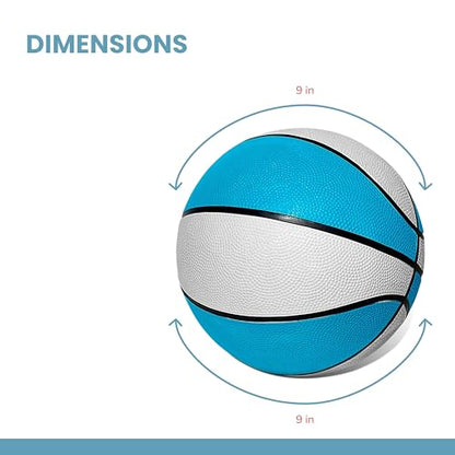 Botabee Regulation Size 9'' Swimming Pool Basketball, Waterproof, Blue (Size 6), for Ages 12+, 1 Piece - size: Size 6