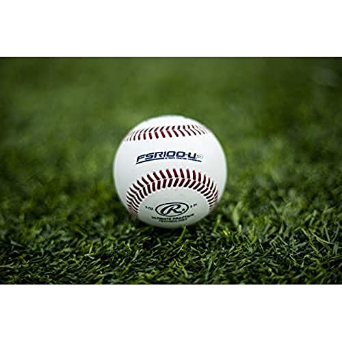 Rawlings | Ultimate Practice Baseballs | Youth/High School/College | Added Lifespan + Weather Resistant | Dozen & Bucket Options - color: White - College/Box of 12, size: Box of 12