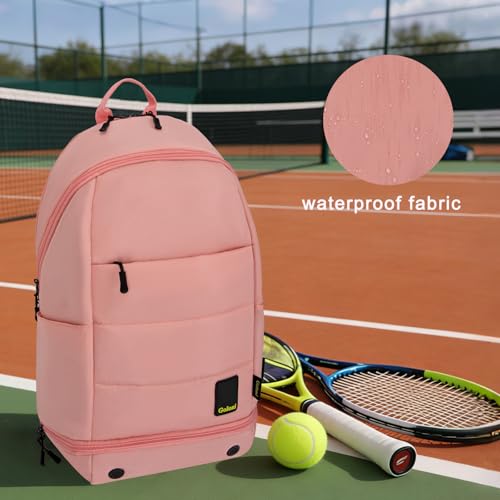 Goloni Tennis Backpack - Professional Tennis Bag for Men & Women - color: Orange
